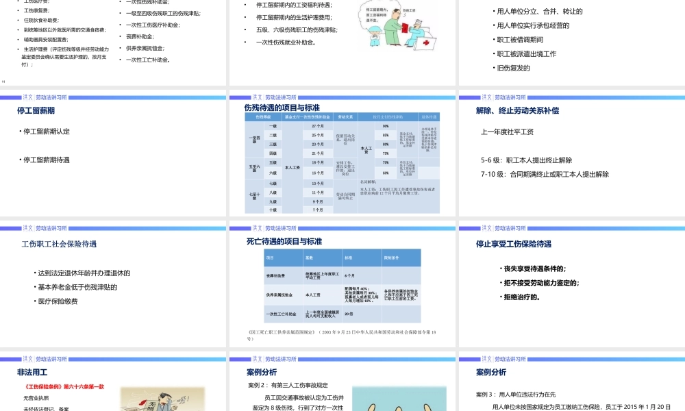 8.24工伤保险及相关待遇.pptx