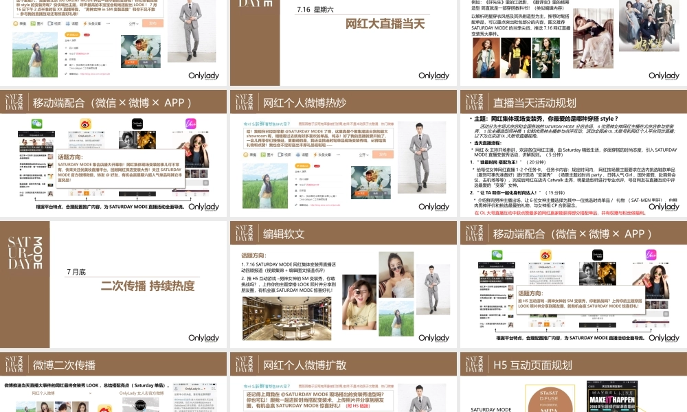 SATURDAY MODE直播策划案-OL-0705.pptx