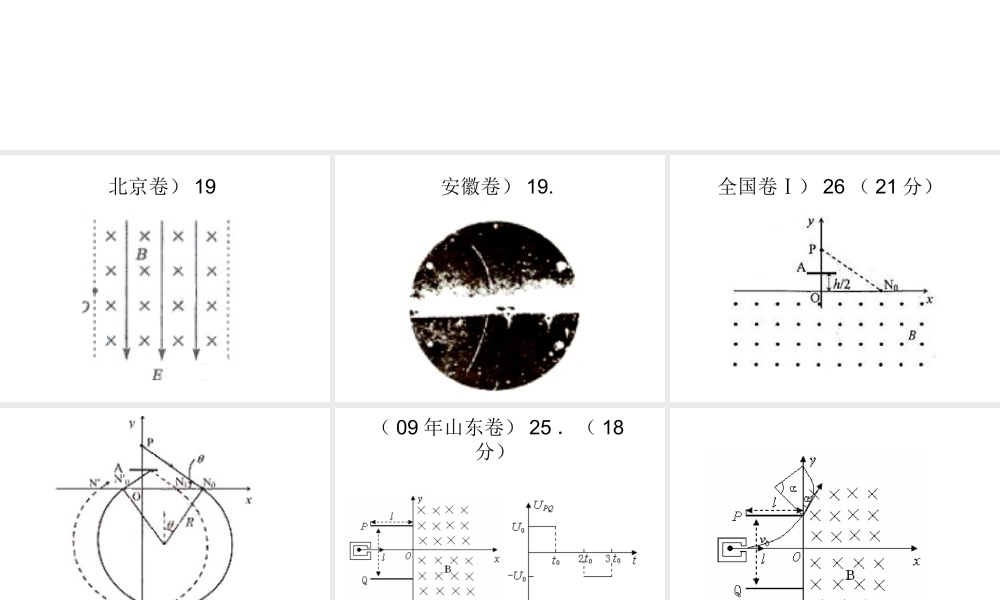 09高考磁场部分(1).ppt