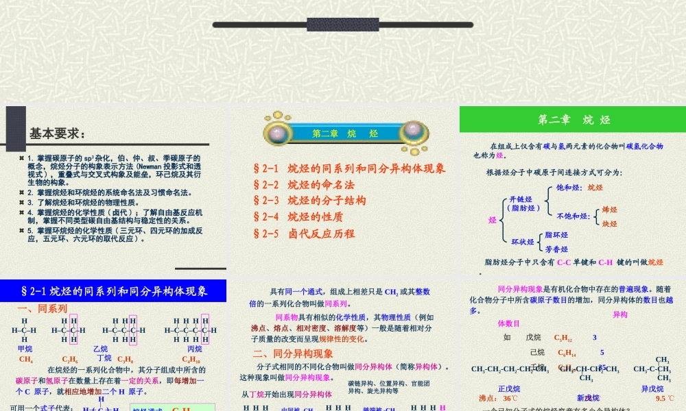 02-1 饱和脂肪烃(1)(1).ppt