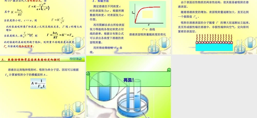 8.4溶液的表面吸附.ppt