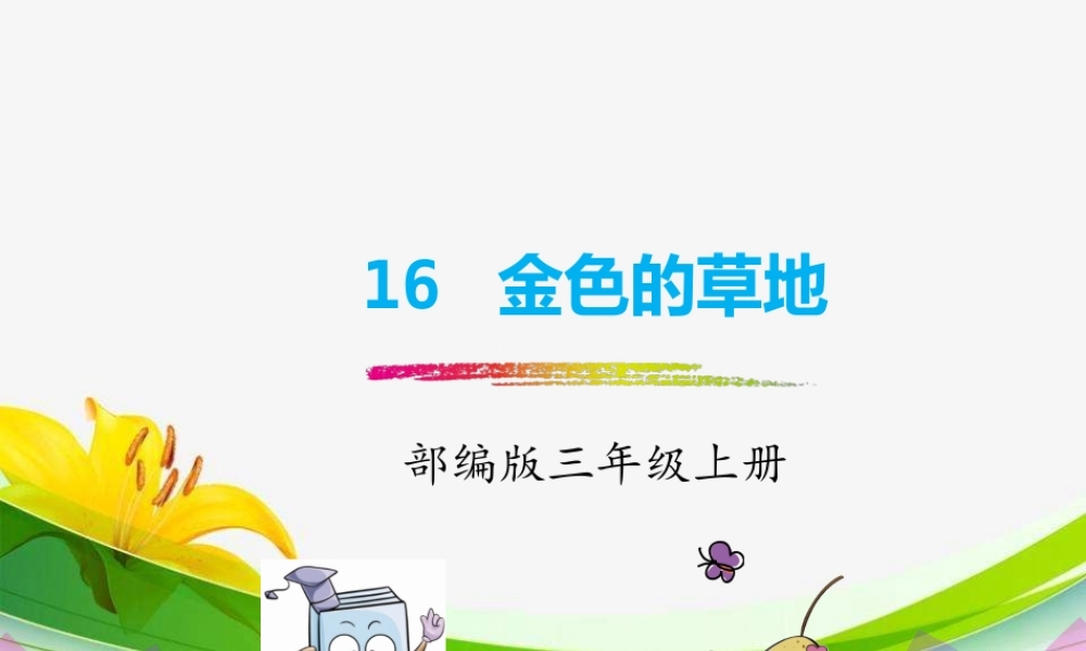 16.金色的草地.pptx