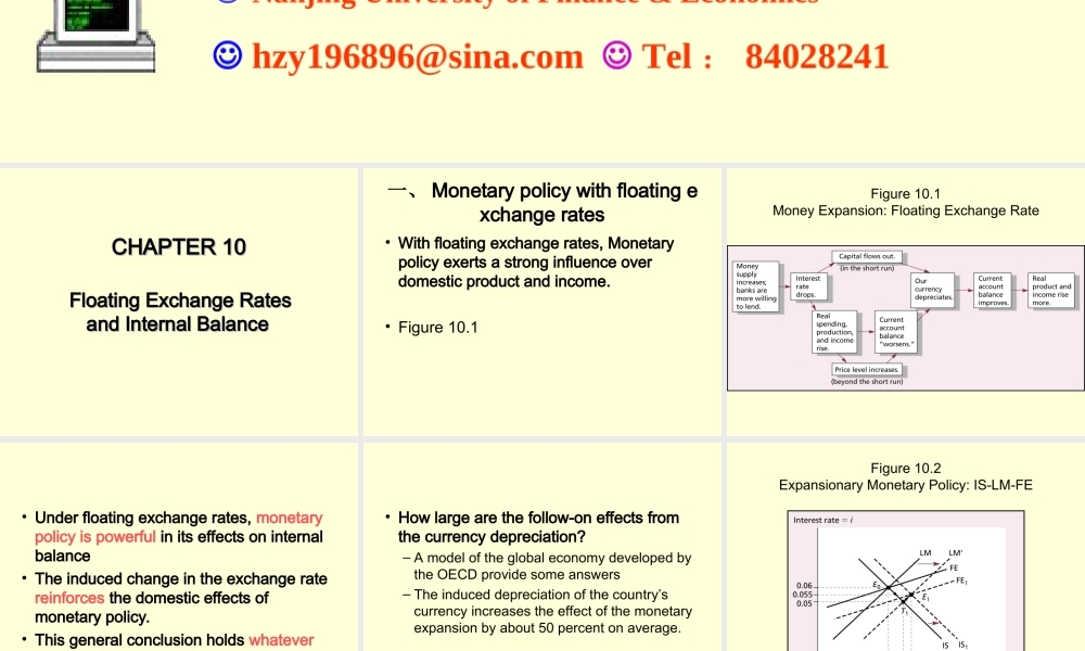 chapter 10 Floating Exchange Rates and Internal Balance.ppt