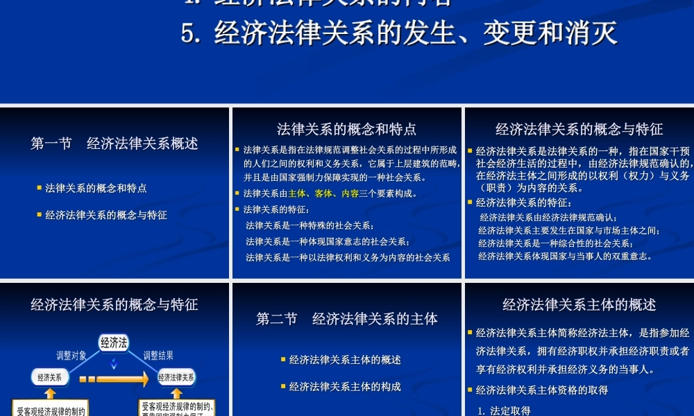第二章 经济法律关系.ppt