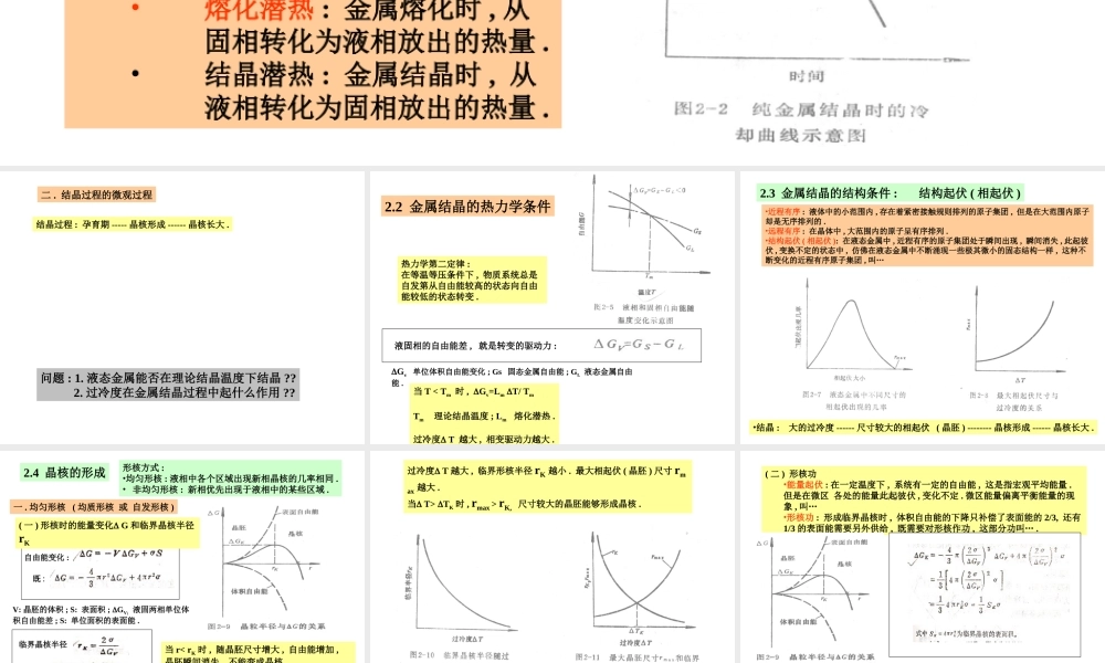 第二章 纯金属的结晶.ppt