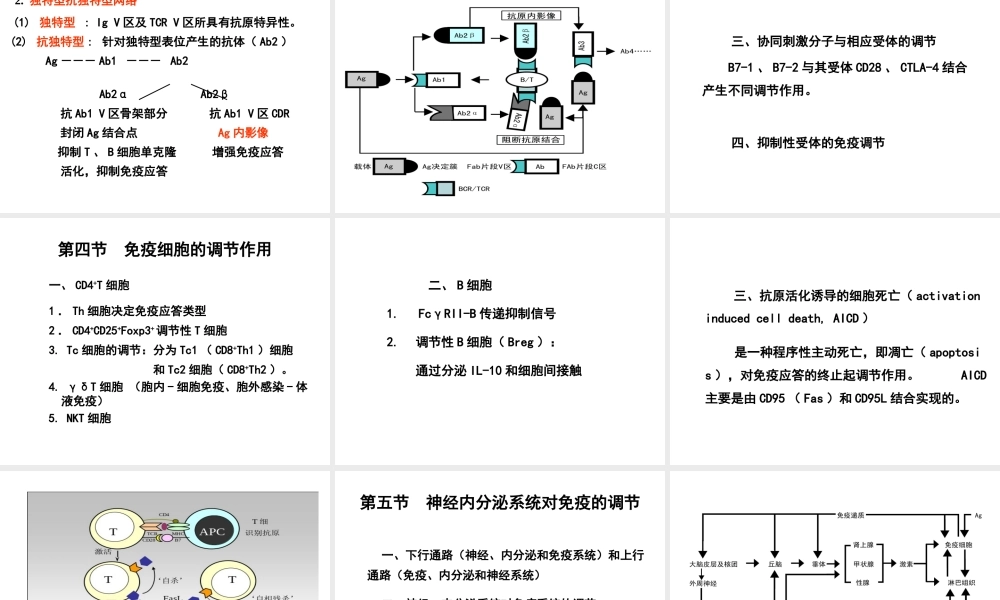 第十六章 免疫调节.ppt