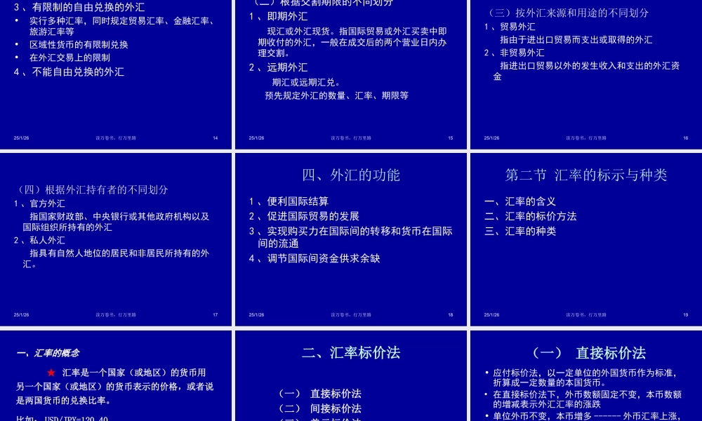 第一章外汇与汇率.ppt