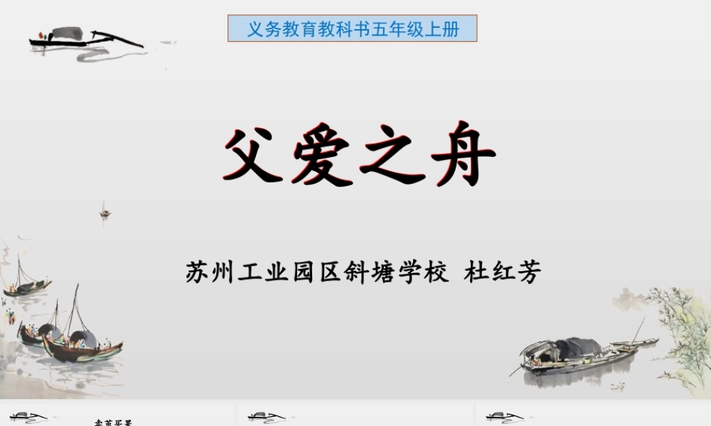 杜红芳：父爱之舟.pptx