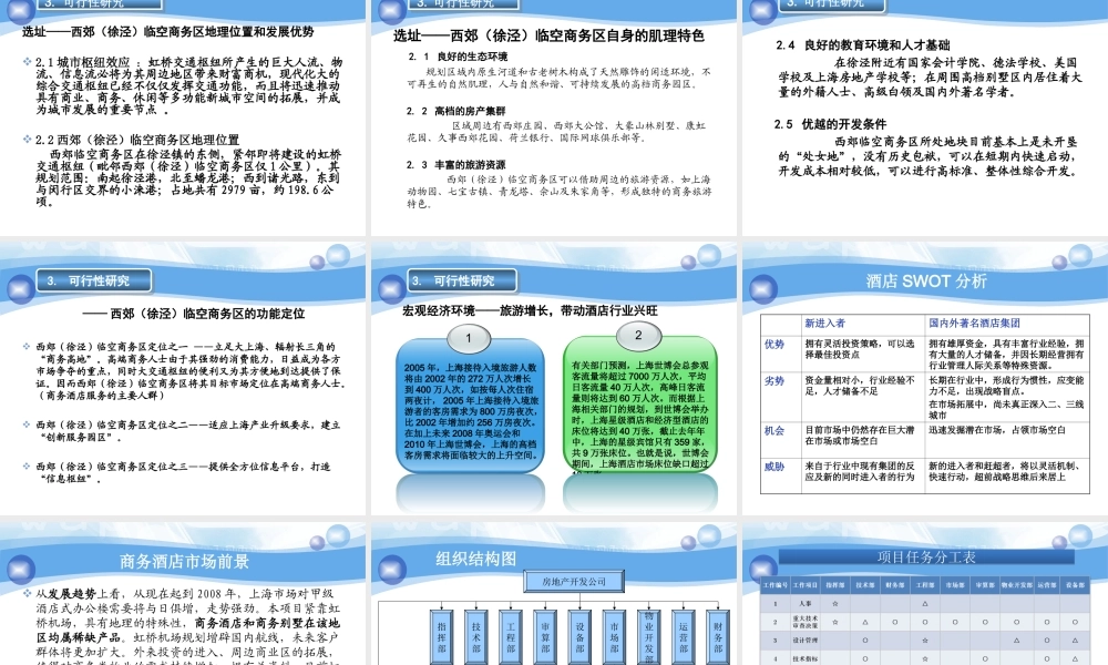 虹桥酒店项目策划书.ppt