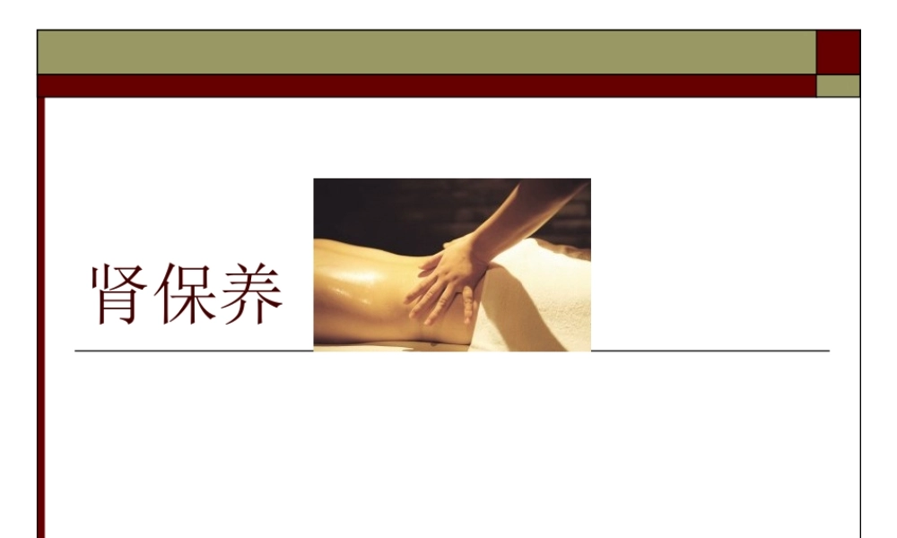 肾保养(4课时)22页.ppt