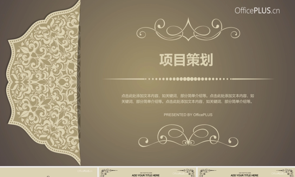 项目策划-欧式复古-奢华金褐色-PPT模板.pptx