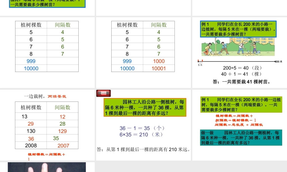 植树问题ppt (1)—更多免费更新课程：ruisi666000.ppt