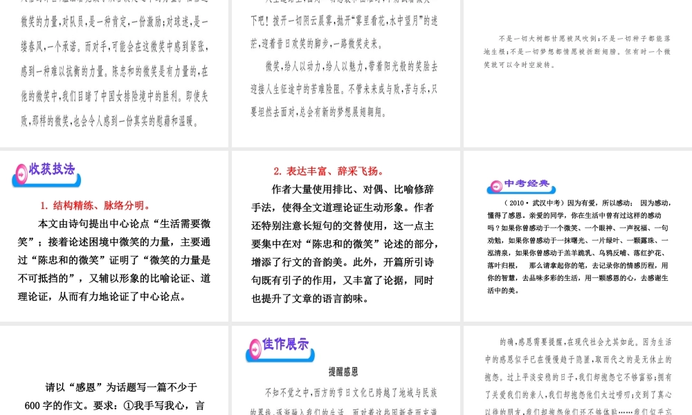 中考话题作文指导.ppt