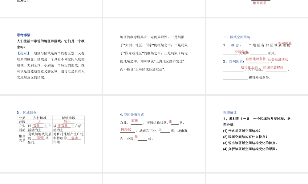 【湘教版】高中地理必修三《1-1 区域的基本含义》课件.ppt
