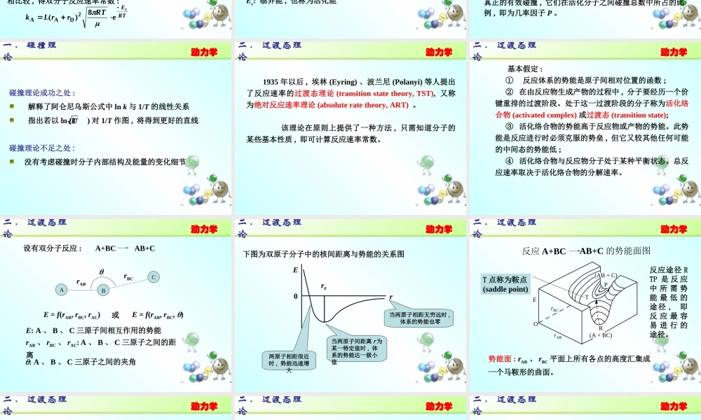 7.8反应速率理论简介.ppt