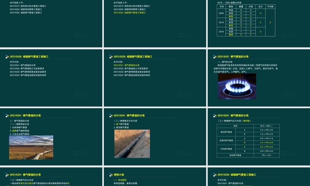 16、2K315030 城镇燃气管道工程施工.pptx