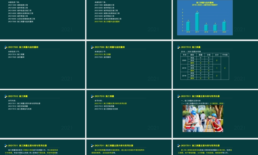 18、2K317000 施工测量与监控量测.pptx