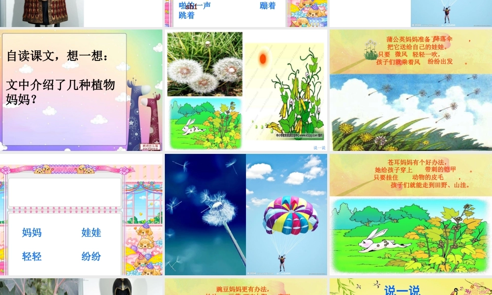 2017部编人教语文二年级上册3《植物妈妈有办法》ppt课件2.ppt