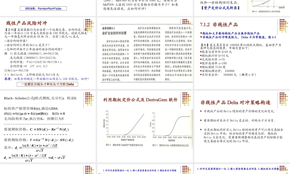 Ch07 交易员如何管理风险.ppt