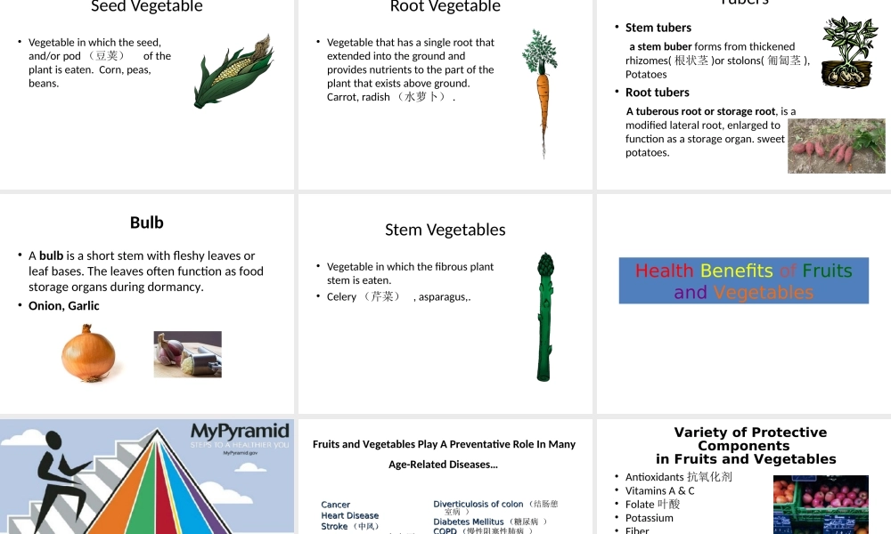 Lesson 2（2）fruits and vegitables－1.ppt