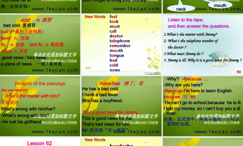 NCE1_lesson61-62（共20页）.ppt