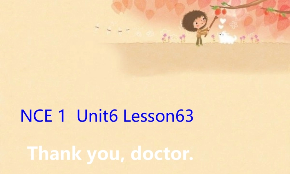 NCE1_lesson63-64（共33页）.ppt