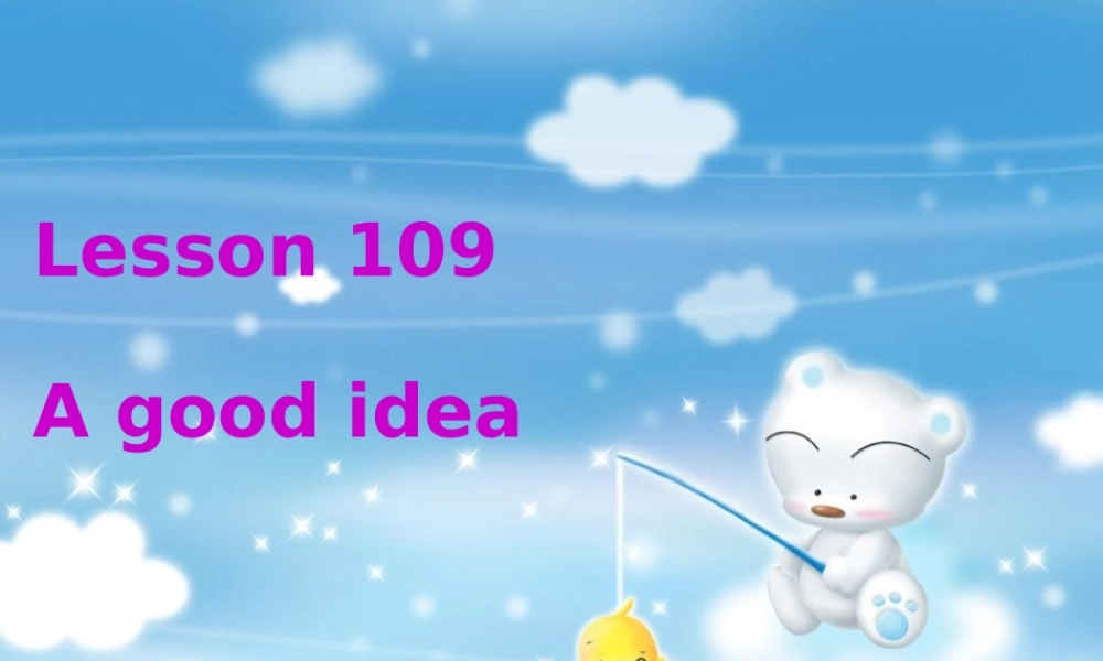 NCE1_lesson109-110（共59页）.ppt