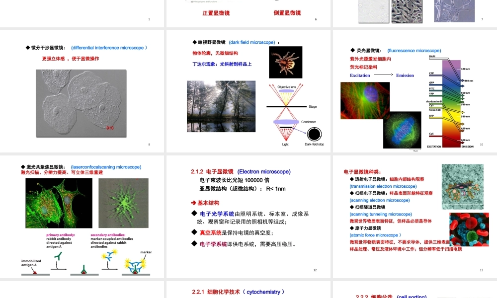 ru-第2章 细胞生物学研究方法 20170925(1)(1).ppt