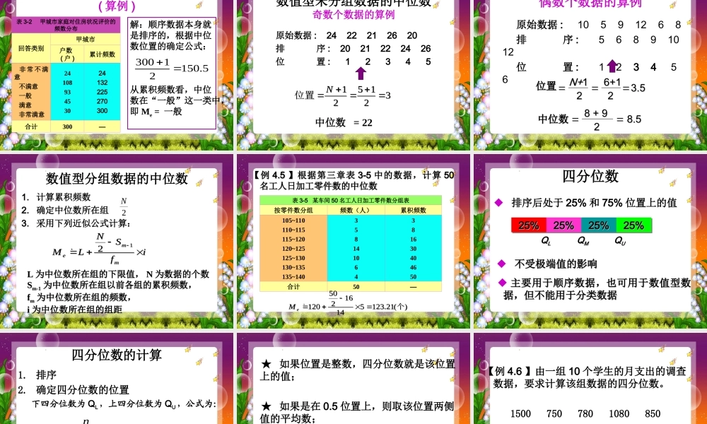 第4章数据的概括性度量.ppt