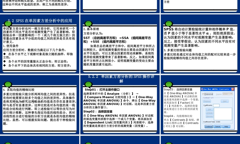 第5章 SPSS的方差分析.ppt