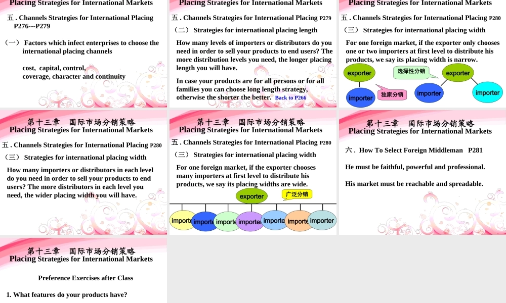 第13章 分销策略 课件及选做作业.ppt