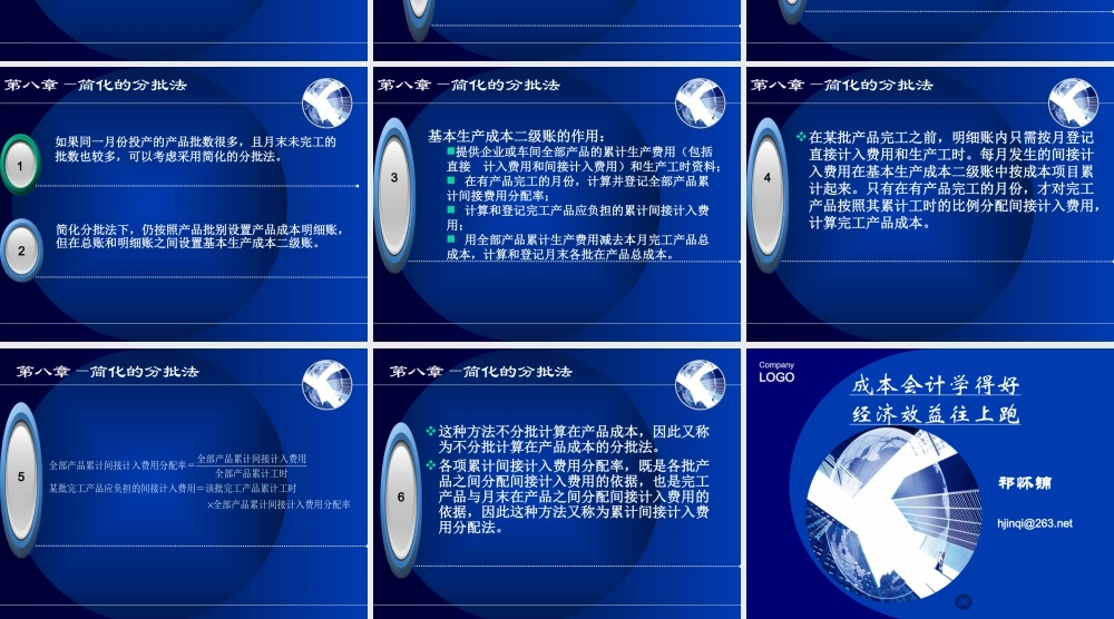 第八章 产品成本计算分批法.ppt