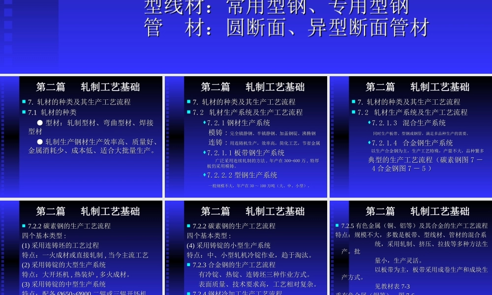 第二篇 轧制工艺基础.ppt
