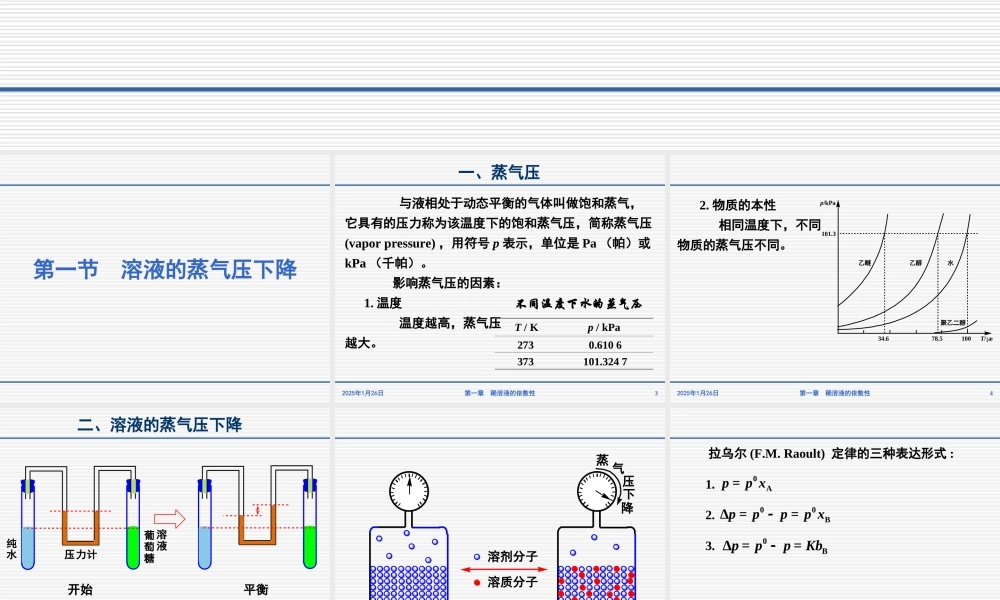第二章 稀溶液的依数性.ppt