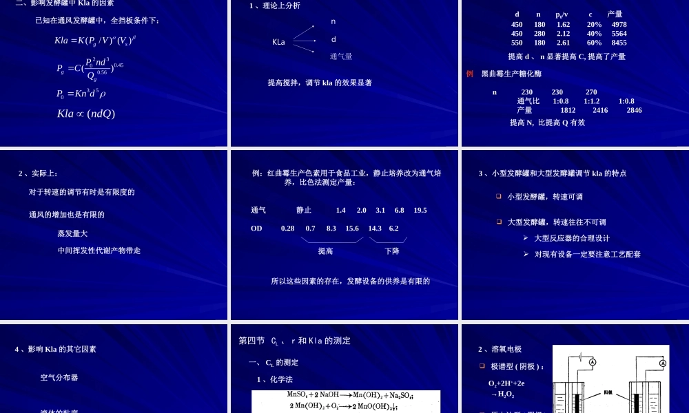 第六章 氧的供需及对发酵的影响(5.5).ppt