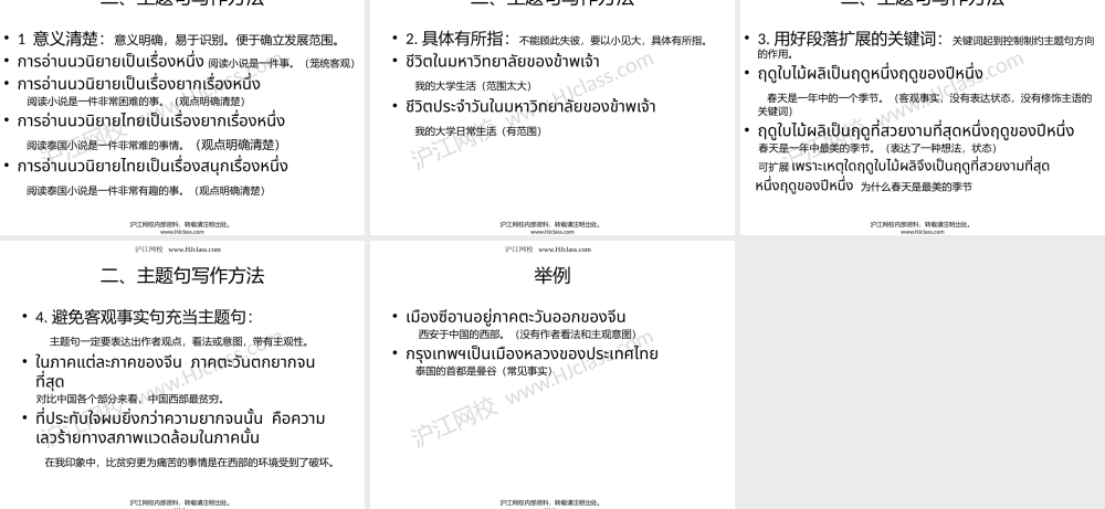 第十课 段落中的主题句.pptx