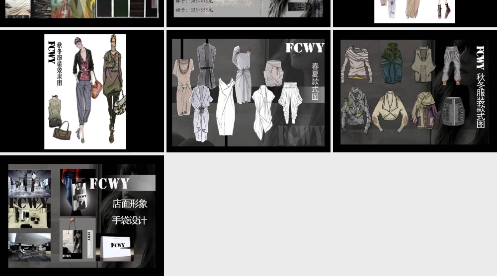 服装商品企划作业模板.ppt