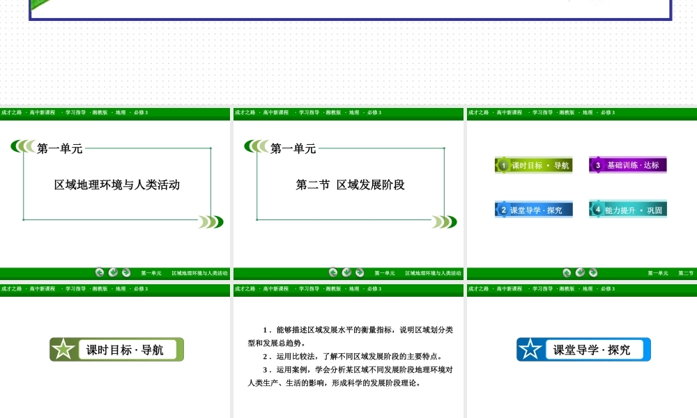 高中地理（湘教版 必修3）课件：第1单元 第2节 .ppt