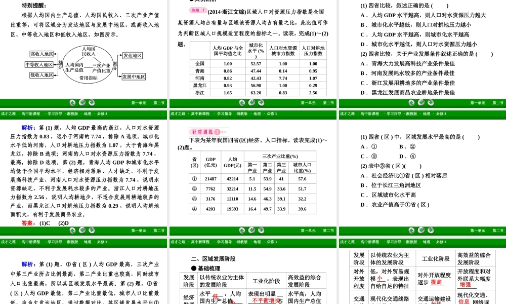 高中地理（湘教版 必修3）课件：第1单元 第2节 .ppt