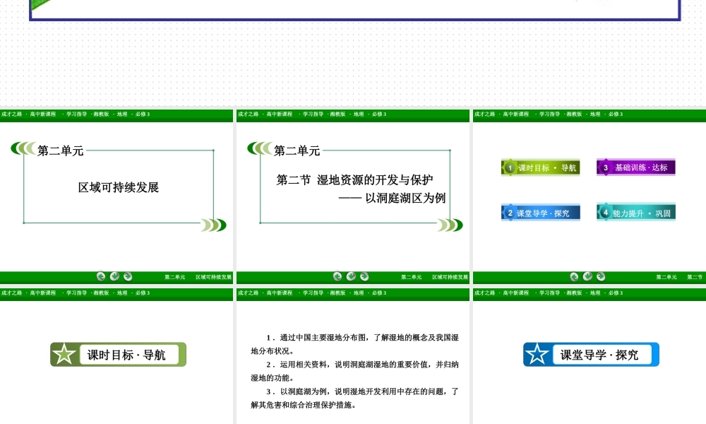 高中地理（湘教版 必修3）课件：第2单元 第2节 .ppt