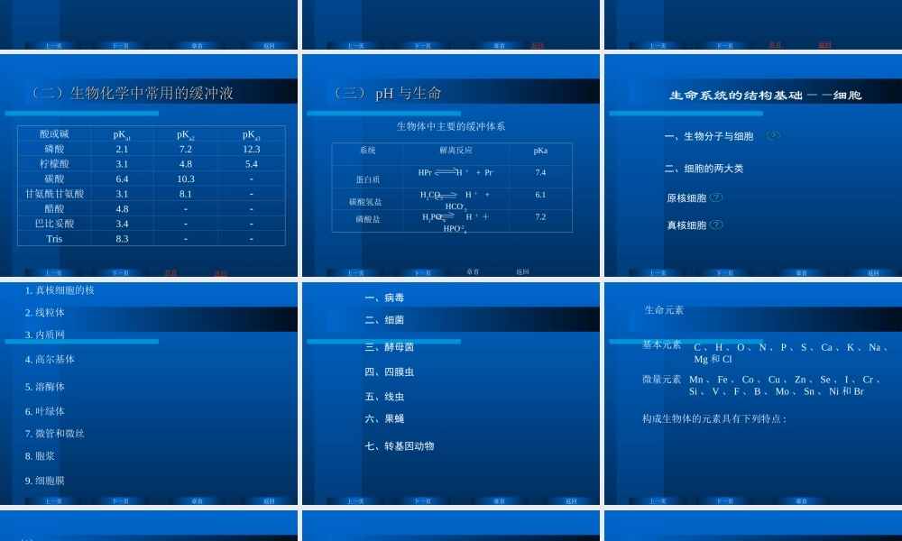 华东理工生物化学chap01.ppt