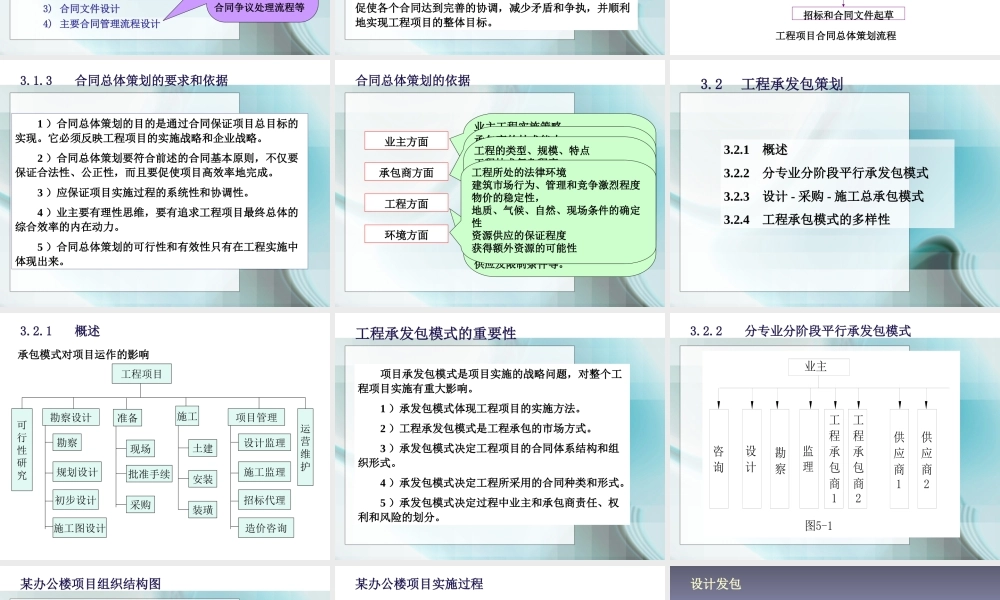 建设工程合同总体策划剖析（附案例）.ppt