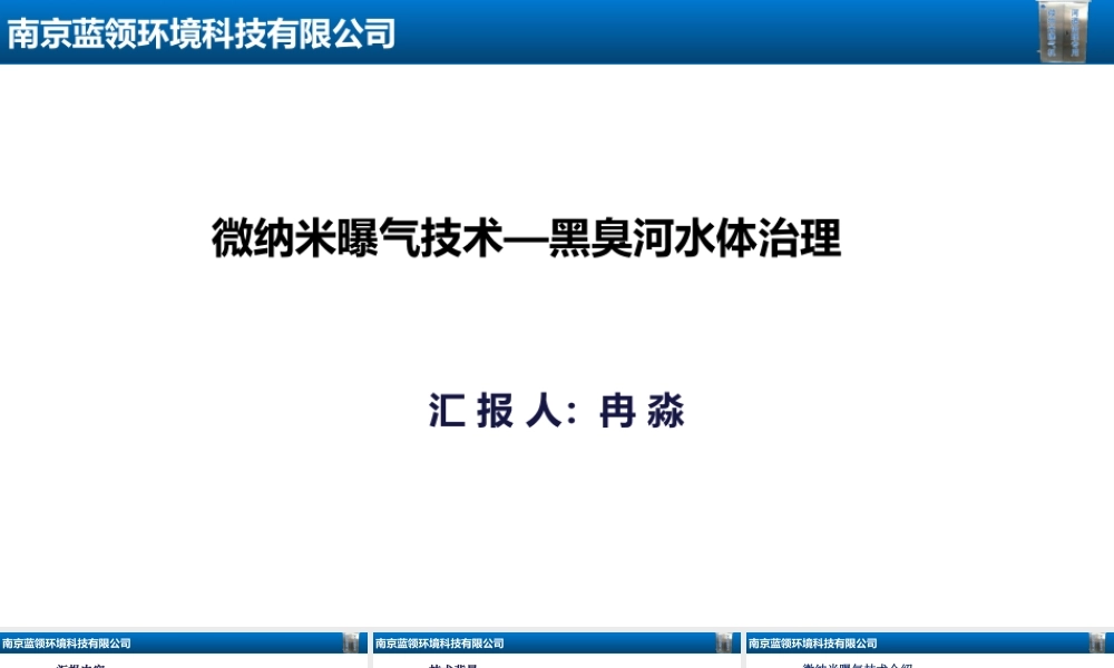 微纳米曝气技术——专治黑臭河水体 冉淼改.pptx