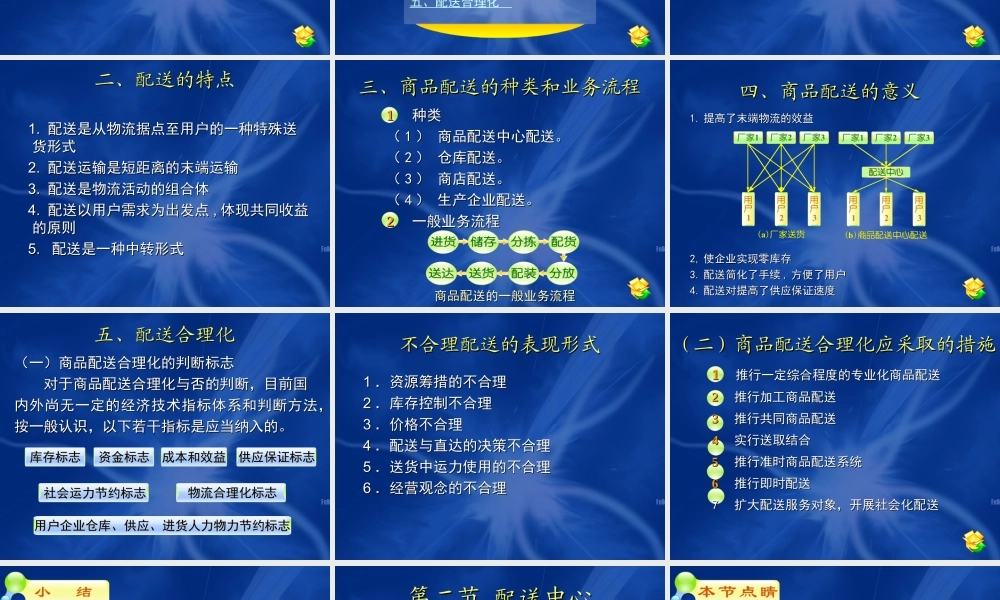 08第八章 商品配送和流通加工.ppt