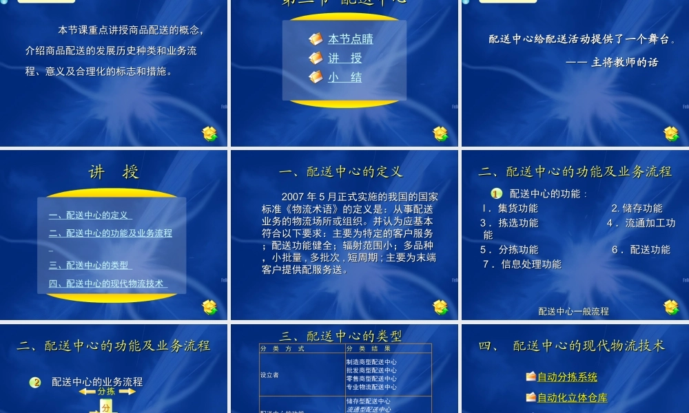 08第八章 商品配送和流通加工.ppt