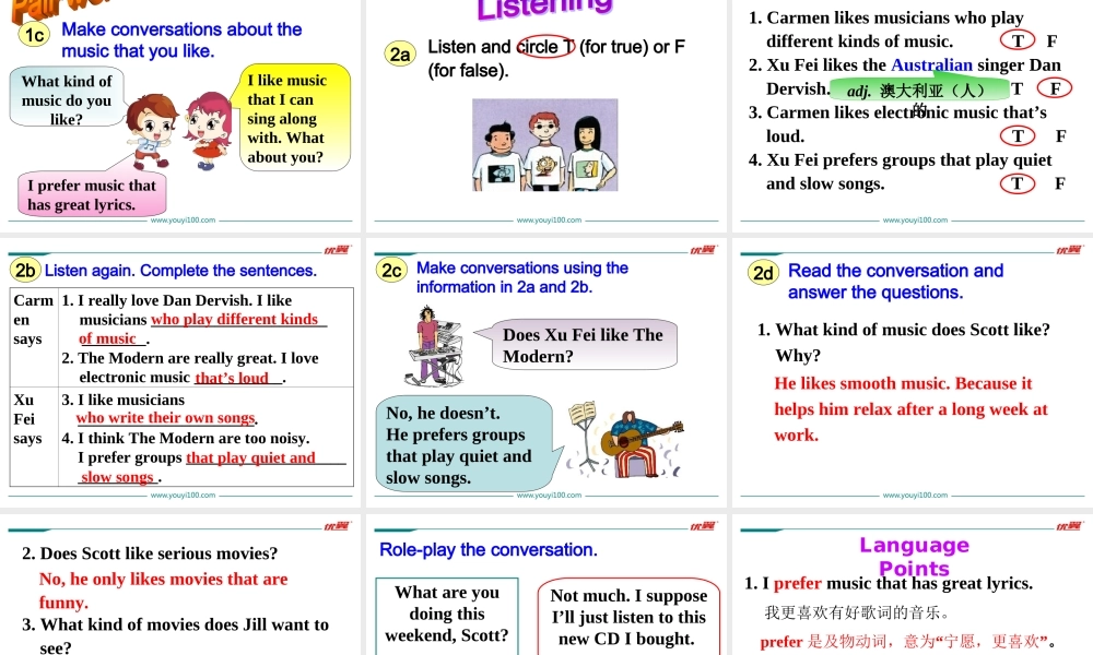 Unit 9 Section A 第一课时.ppt