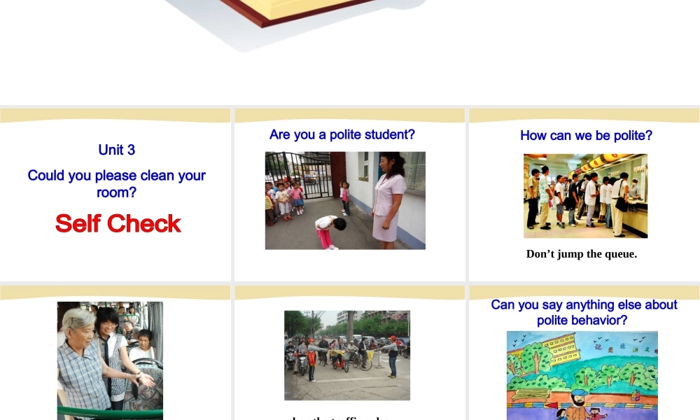 Self Check 课件（人教版新目标）.ppt