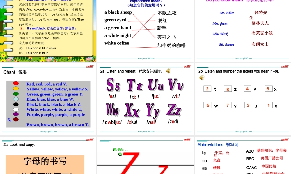 Starter Unit 3 (1a-2e).ppt