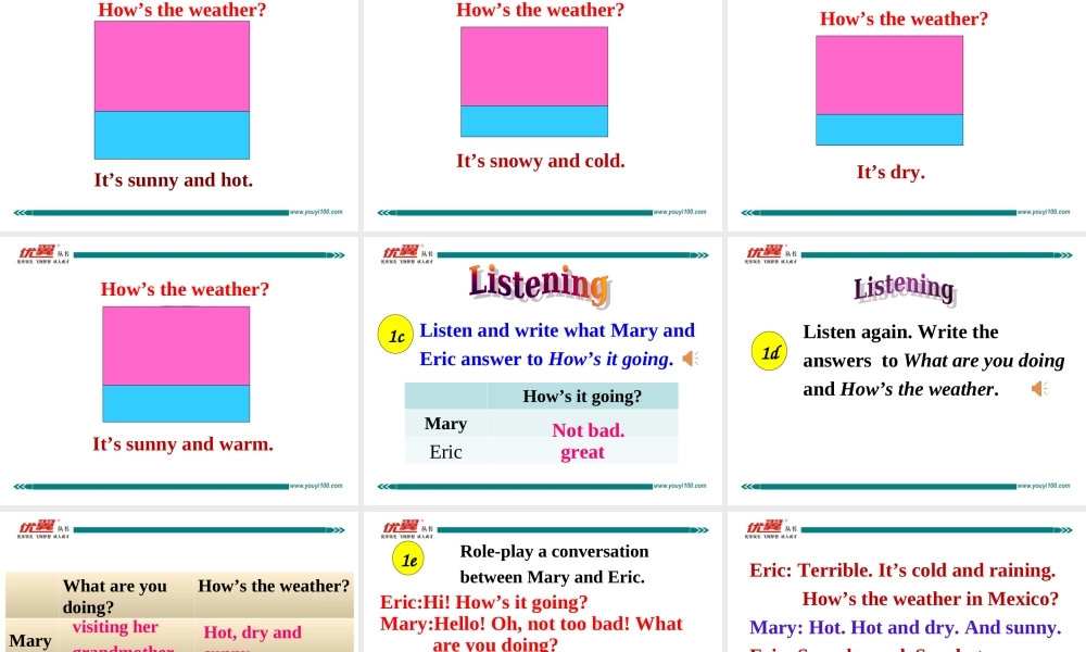 学练优七英下Unit 7 Section B 第一课时.ppt