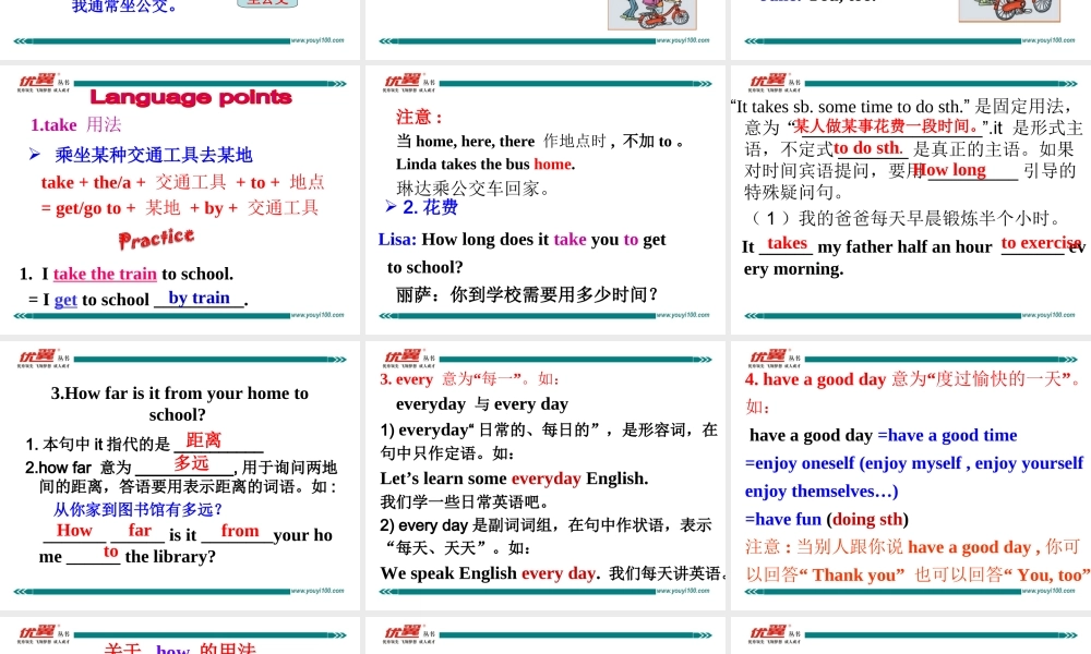 学练优七英下Unit 3 Section A 第二课时.ppt